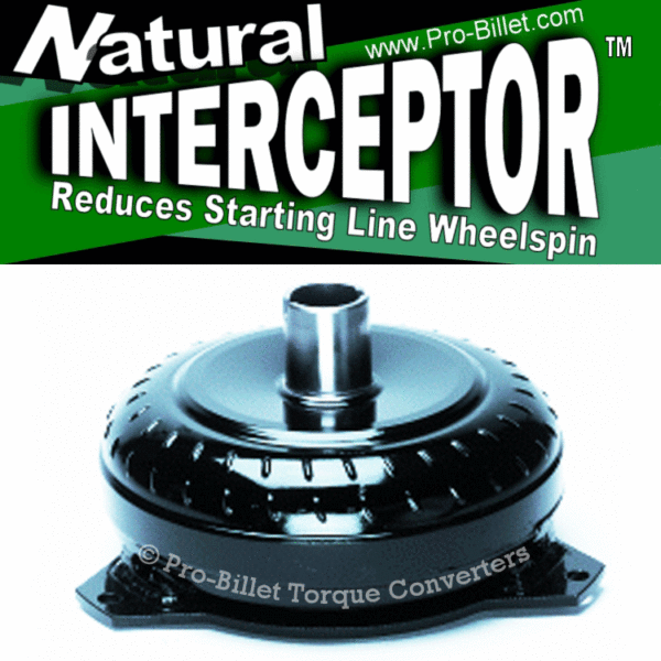 pro-billet natural interceptor torque converter gm